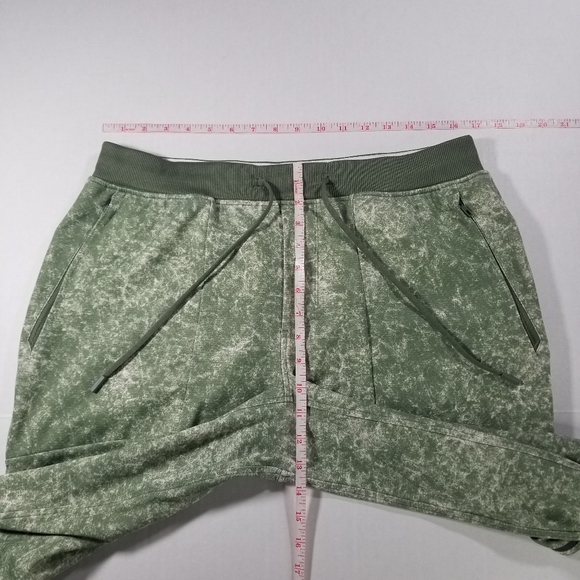 Lululemon ABC Jogger Pants Stretch Mens XL Green Tie Dye Performance Read Des! - Picture 9 of 11